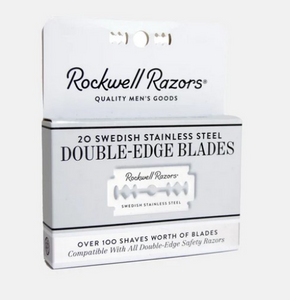 Rockwell Razors Double Edge Blades, 20 pack