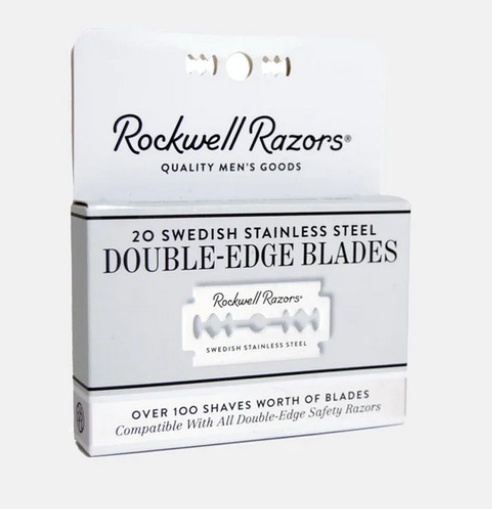 Rockwell Razors Double Edge Blades, 20 pack