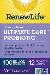 Ultimate Flora® Ultimate Care™ Probiotic, 100 Billion Active Cultures - 30 Capsules