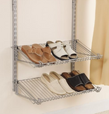 Rubbermaid 3H94 Configurations Shoe Shelves, Titanium