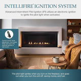 Majestic DVLINEAR36 36" Direct Vent Linear Gas Fireplace with IntelliFire (New in Box)