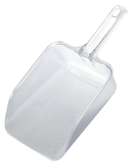 Rubbermaid Commercial 64-Ounce Clear Bouncer Utility Scoop