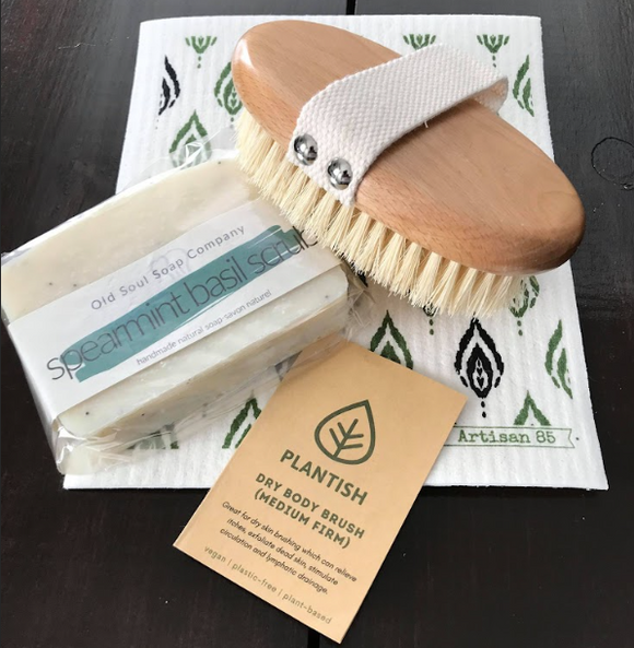 Dry Brush and Soap Gift Pack