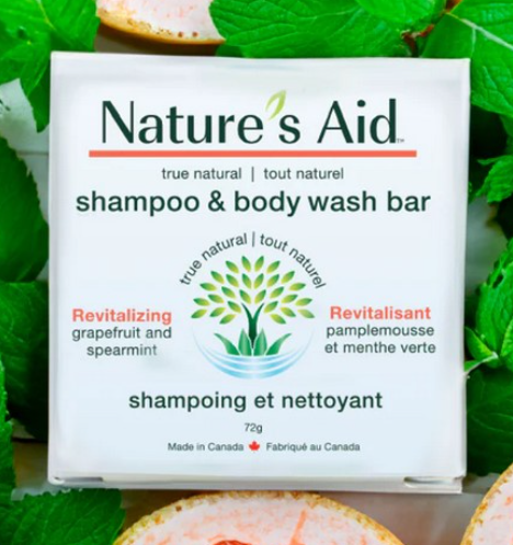 2 in 1 Shampoo and Body Wash Bar, Grapefruit Spearmint