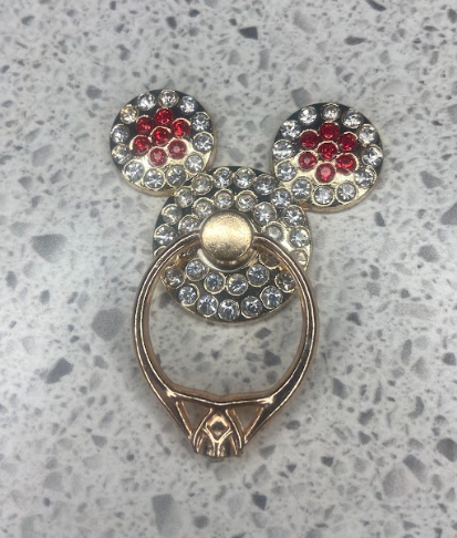 Phone Ring Holder  Jewelled Mouse