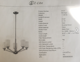 Brushed Nickel Chandelier by Z-Lite