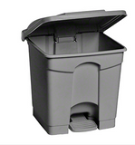 M2 Professional Step-On Garbage Can - 8 Gal., Grey