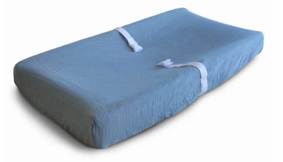 Extra Soft Muslin Changing Pad Cover - Tradewinds
