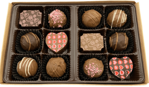 Valentine's 12 piece Truffle Collection