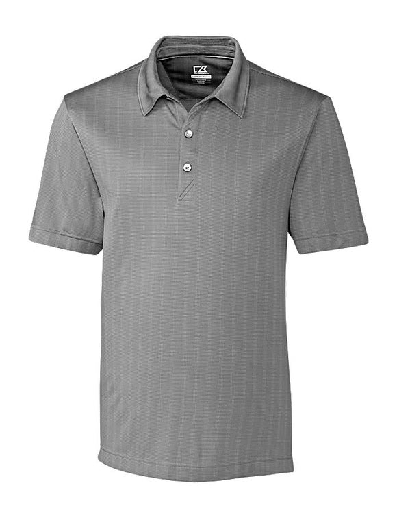 Cutter & Buck MCK09255 Men's Hamden Jacquard Polo Large