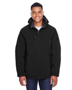 Men's Glacier Insulated Soft Shell Jacket With Detachable Hood(Large)