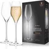 Luigi Bormioli Lead Free Champagne - Prosecco Stemware, 8-Ounce, Set of 2