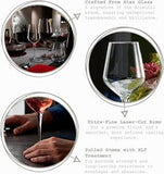 Bormioli Rocco Electra 18.5 oz. Wine Glass, Set of 4, Clear