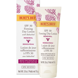 Burt's Bees Renewal Firming Lotion Lightweight Mineral Sunscreen SPF 30