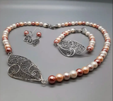 Me and You - Earrings, Bracelet and Necklace Set