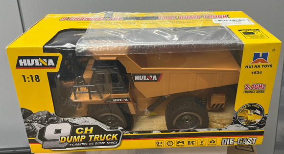 Diecast Remote Control Dump Truck