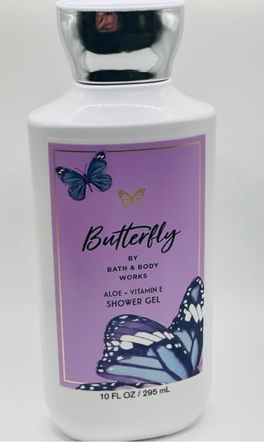 Butterfly Shower Gel 10 Ounce Body Wash