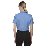 North End Ladies' Maldon Short-Sleeve Oxford Shirt- Medium