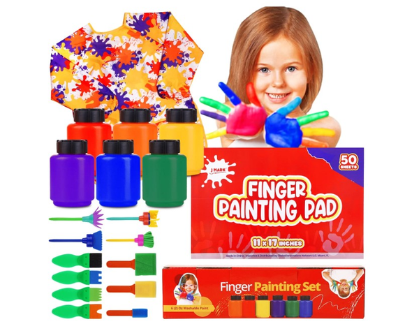 Toddler Finger Paint Set