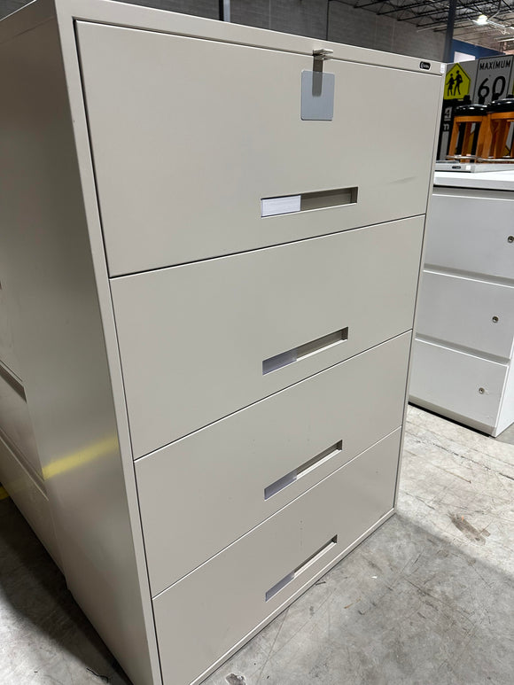 4 Drawer Lateral Filing Cabinet -Slightly Used