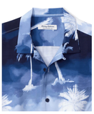 Tommy Bahama Men's Bahama Coast Palm Showers Camp Shirt | Glacier Blue - 3XL