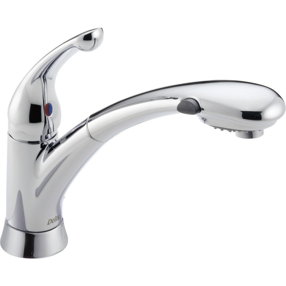 Delta Single Handle Pull-Out Kitchen Faucet