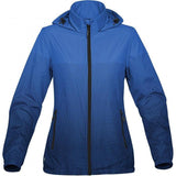 Ladies Stormtech Azure Blue/Black Vibe Performance Shell Jacket (Medium)