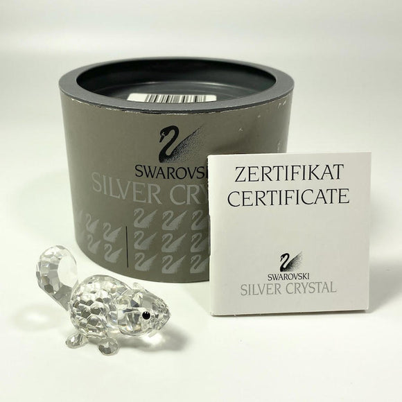 Swarovski Silver Crystal Mother Beaver figurine