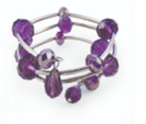Lucy-in-the Sky Bracelet  Amethyst Colour
