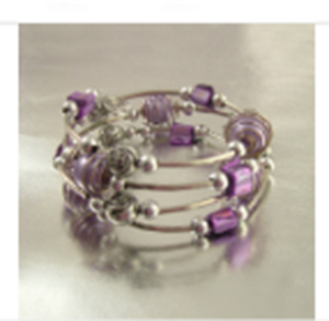 Serene Bracelet -Amethyst Colour