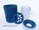 Small Twist Vase - Dark Blue