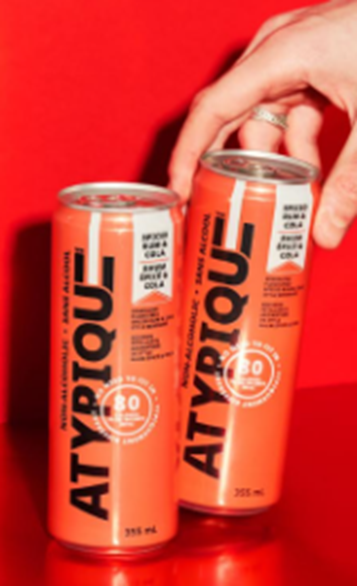 Case of 24 Atypique Spiced Rum & Cola 355ml cans