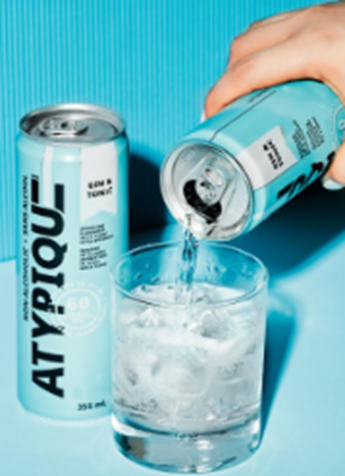 Case of 24 Atypique Gin & Tonic 355ml cans