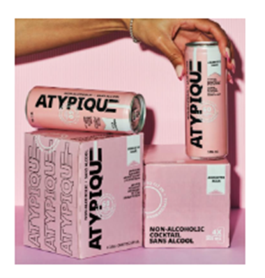 Case of 24 Atypique Amaretto Sour 355ml cans