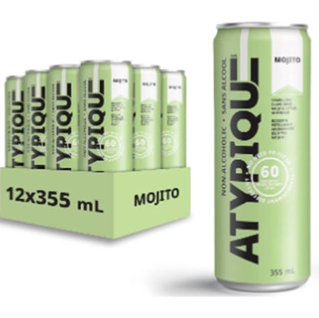 Case of 24 Atypique Mojito 355ml cans
