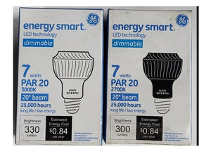 GE Energy Smart® PAR 20 LED Bulbs - 6 PCS  02-030