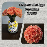 Chocolate mini egg / Caranation Bouquet
