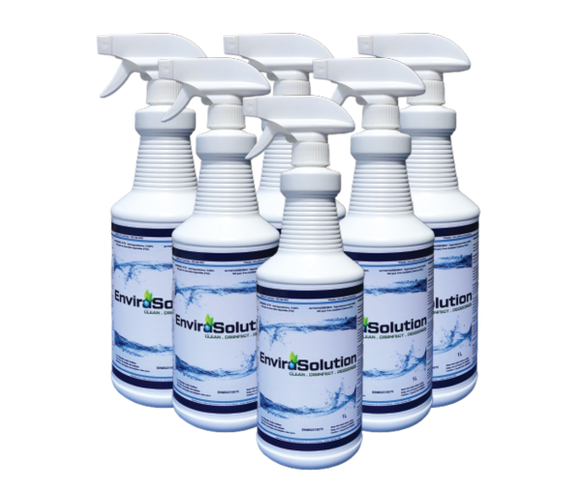 EnviraSolution Disinfectant and Sanitizer (6 x 1L) 04-031