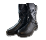Taxi Skyler Black Leather Side Zip Boot - Women's 9.5-10