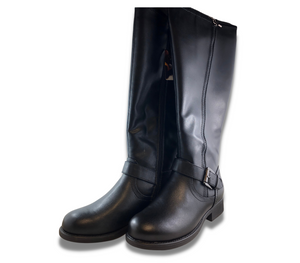 Taxi Adele Black Leather Boot - Women's 7