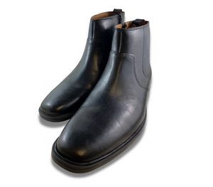 Clarks Tilden Zip II Black Leather Boot - Mens 12