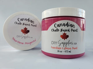 100% Canadian-Made Chalk-Based Paint - 16 oz Maritime Magenta