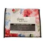 Set of King Bed  Sheets - Flowers