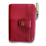 Celine Dion Small Red Leather Wallet