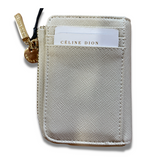 Celine Dion Small Cream Leather Wallet