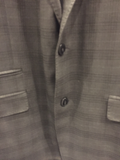 Kenneth Cole Reaction Grey Checkered Jacket (38R / 38R)