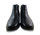 Clarks Tilden Zip II Black Leather Boot - Mens 9.5