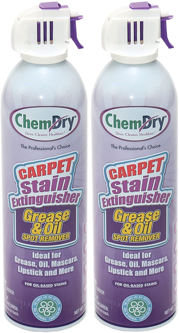 Chem-Dry Carpet Stain Extinguisher Grease and Oil Spot Remover 18 oz. 2 Pack