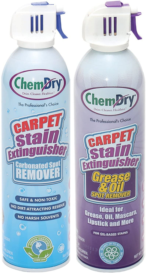 Chem-Dry Carpet Stain Extinguisher and Grease Remover Combo 18 oz. 2 pack