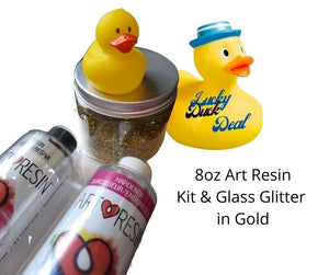 Art Resin & with Glass Glitter Kit